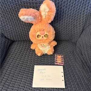 Cute Orange Bunny Plush Toy